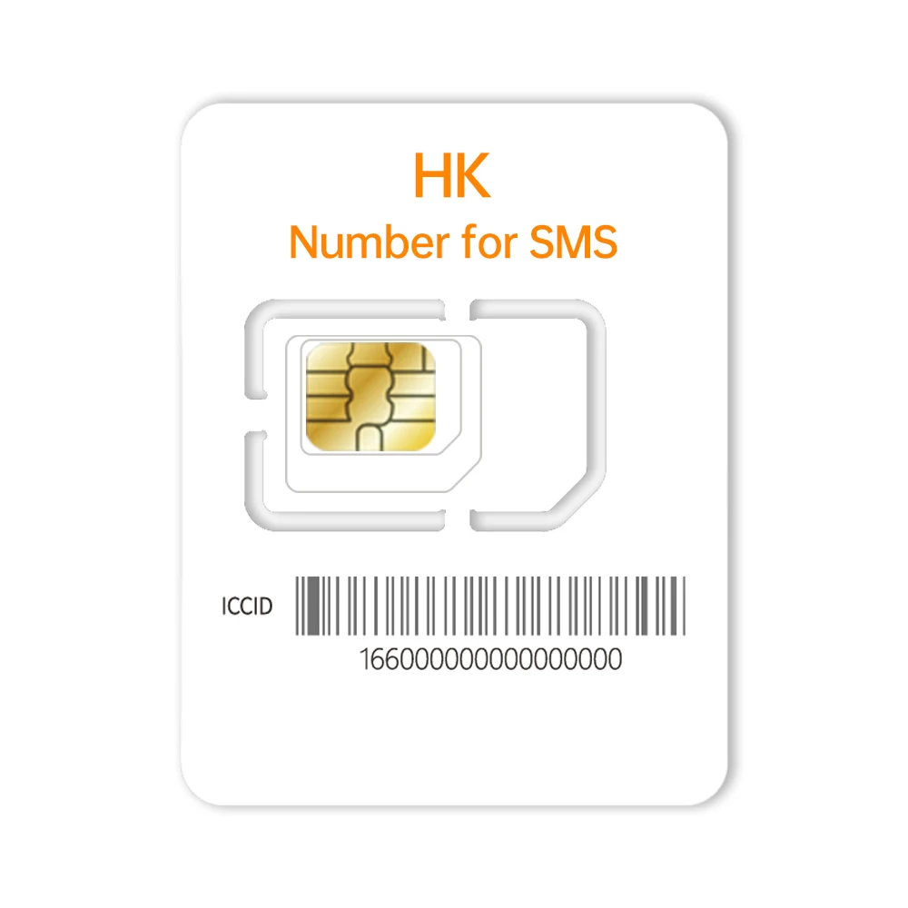 

HK Phone Number 3 Month Hong Kong SMS Reception Number for Receiving Text Messages for Business Travel Booking & Communication