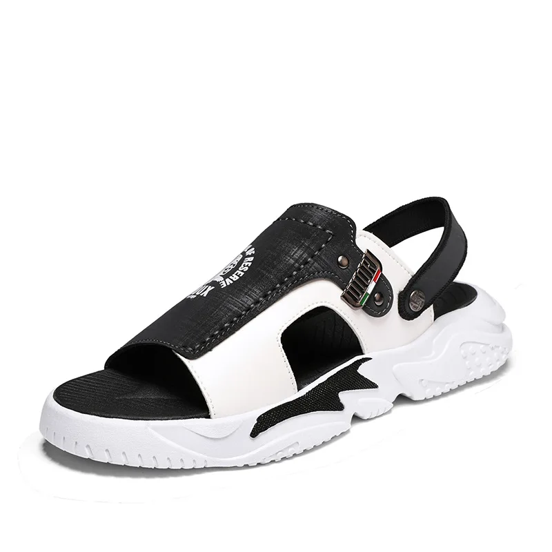 

2021 new fashion EVA beach sandals and slippers two wear multi-function non-slip men's slippers