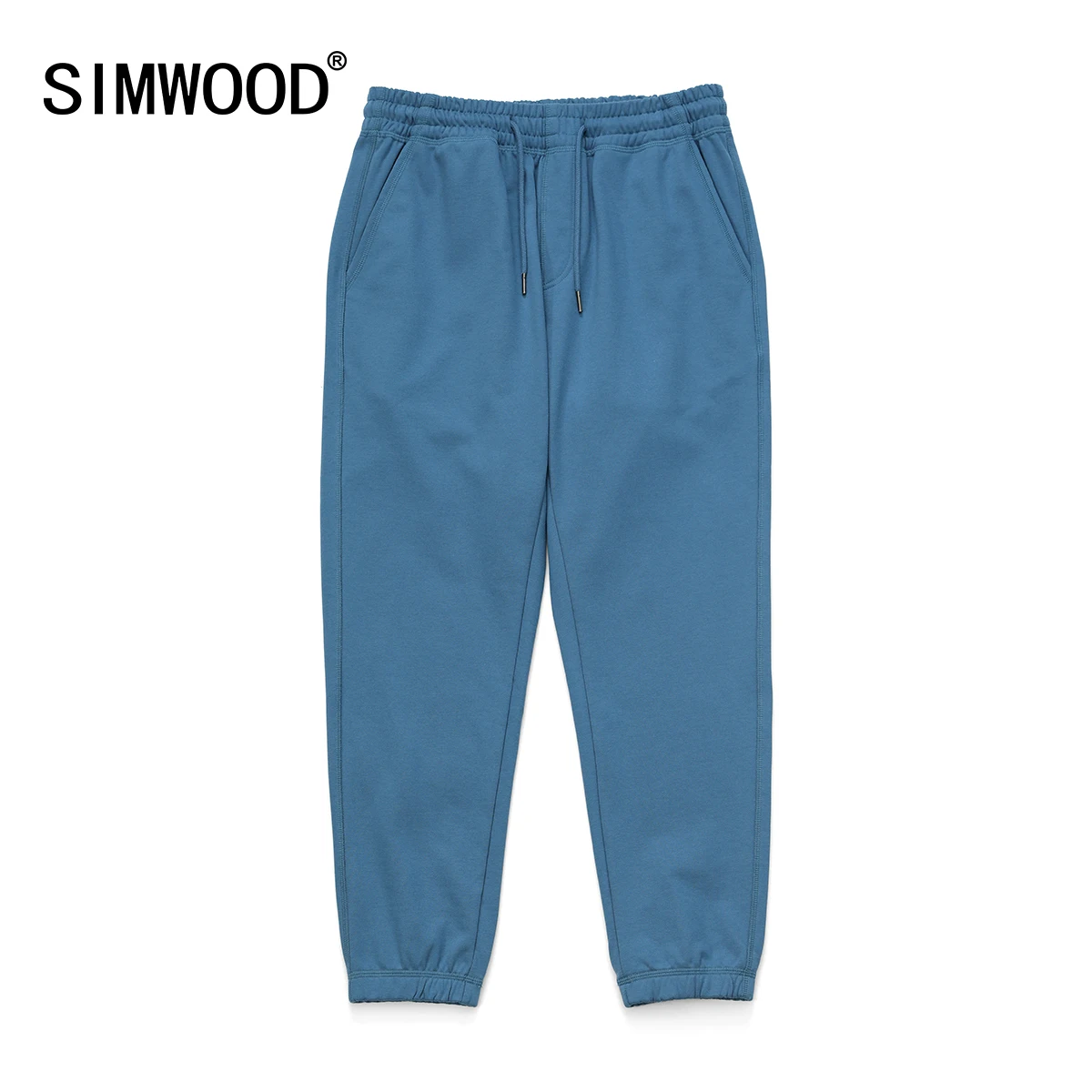 

SIMWOOD 2020 autumn jogger sweatpants men logo embroidered tracksuit plus size loose comfortable causal pants trousers, Customized color