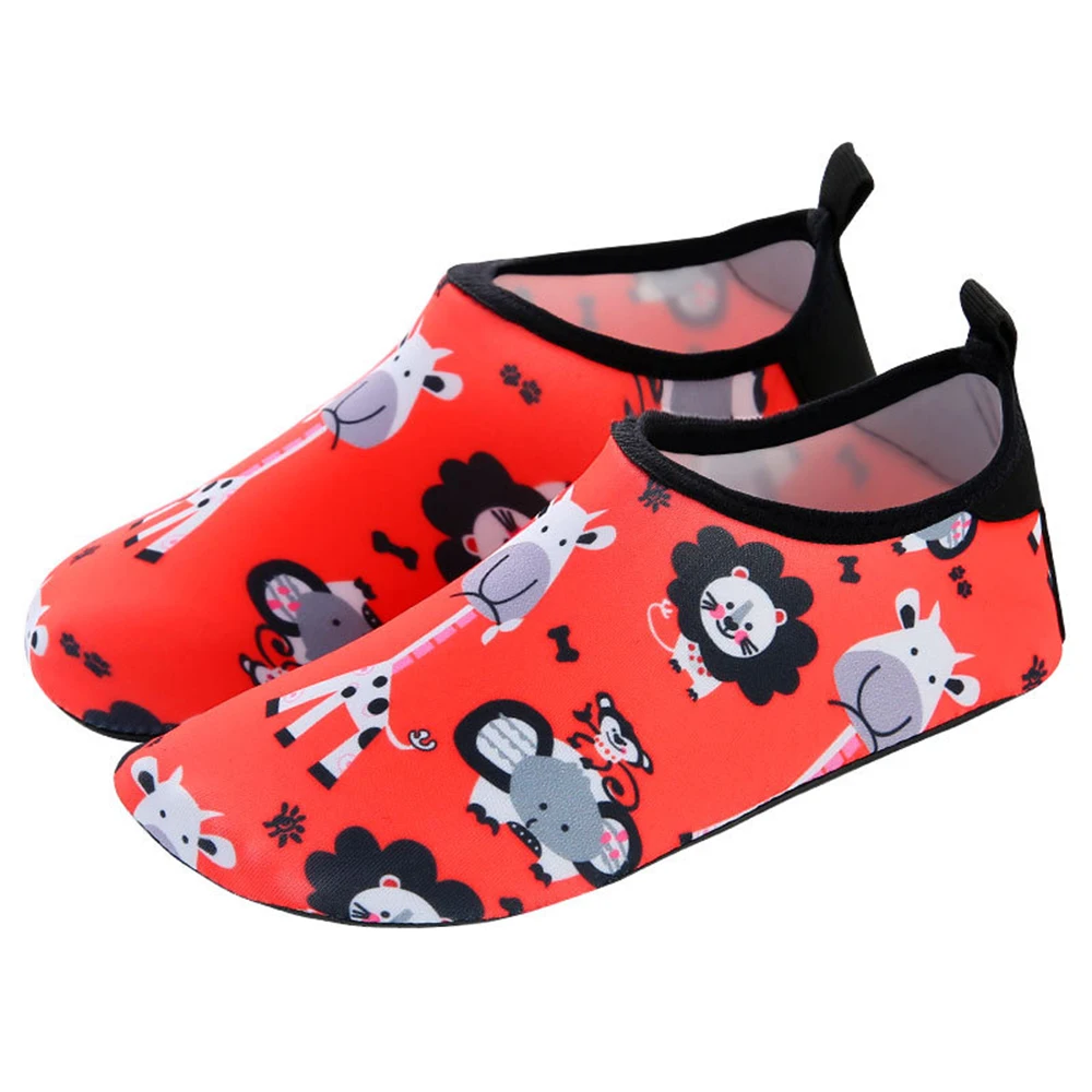 

FunFishing Casual Cartoon Barefoot Aqua Socks For Beach Walking Kids Water Shoes
