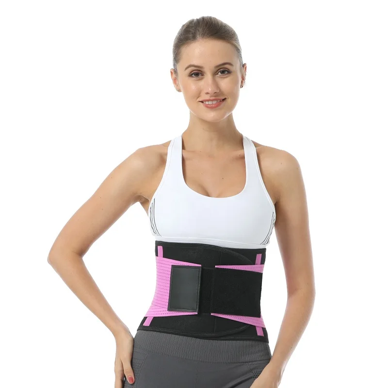 

Lumbar support custom adjustable safety elastic lower back support brace waist support belt, Blue,black,red etc.