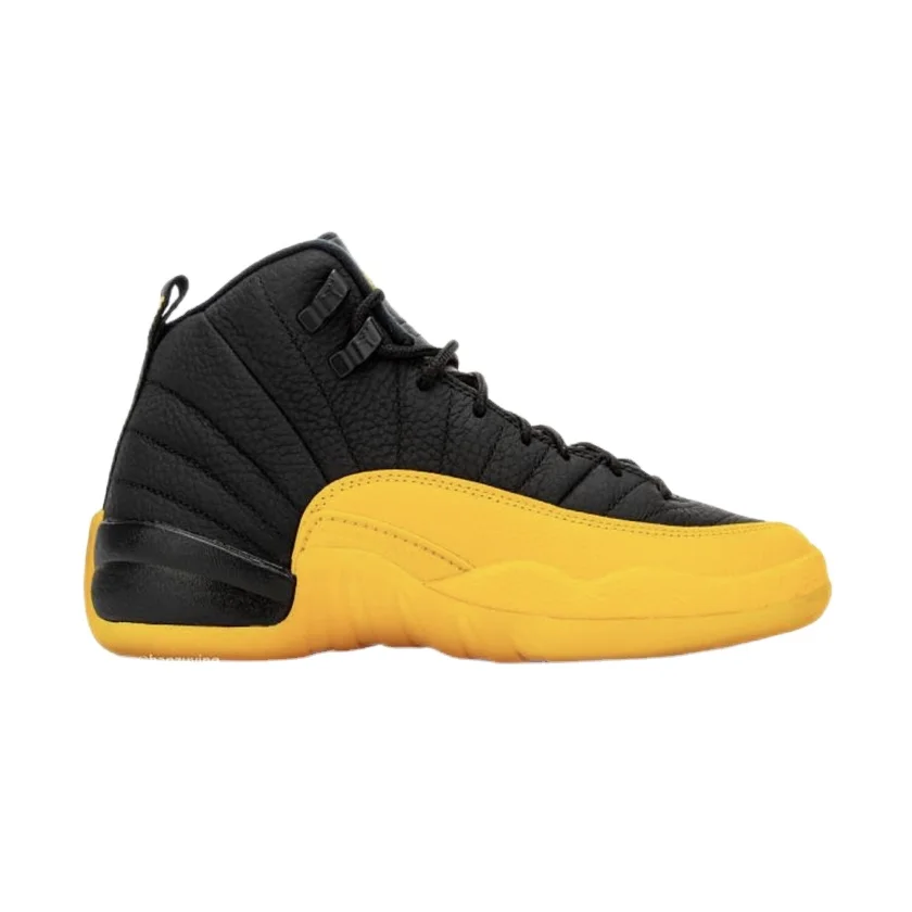 

Classic Hot Selling Air Jordan 12 University Gold Lakers Black Yellow Jordan 12 Fashion Aj 12 Sneakers Basketball tennis