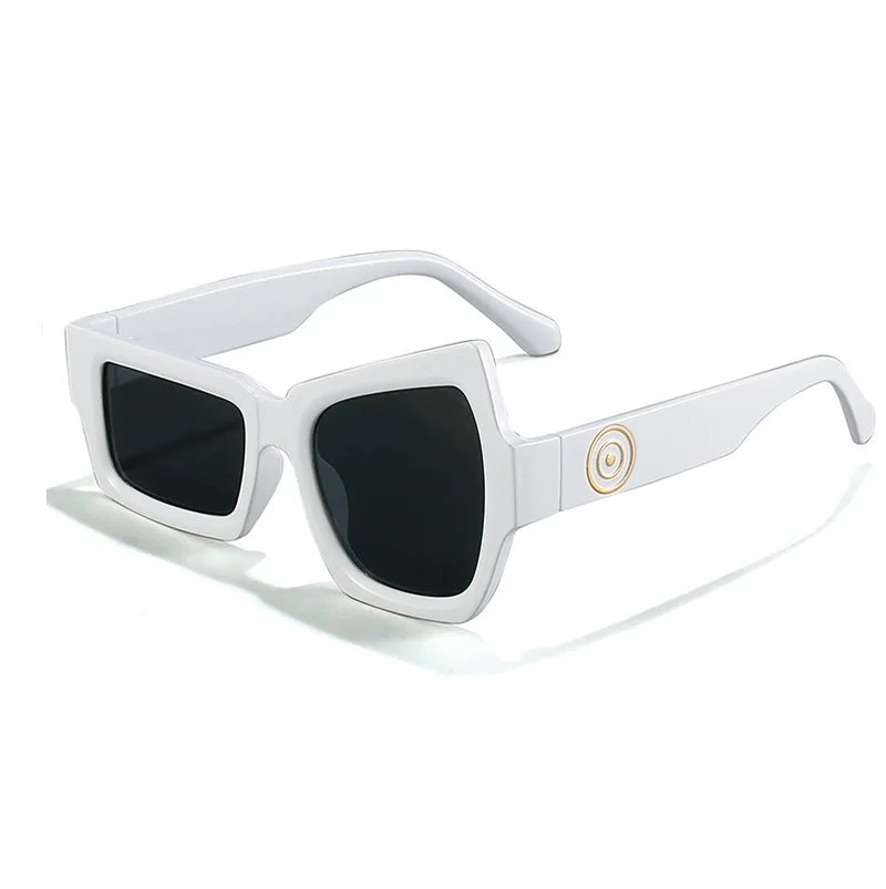 

New Design Men Women Personalized Weird Asymmetrical Square Frame Funny Irregular Sunglasses 2022