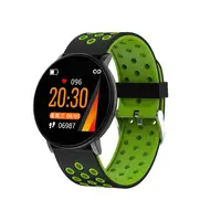 

W8 Smart Watch, 2.5D Round Screen Whatsapp Message Remind Dynamic Heart Rate Monitor Sport Smart Band with Clamp Dock Charger