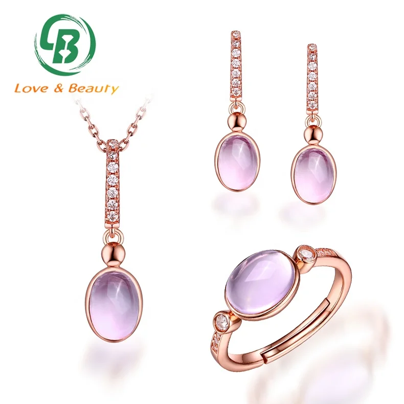 

Jewelry Manufacturer in China in 2017 Women 925 Sets Pigeon Egg Shape Jewelry Sets 925