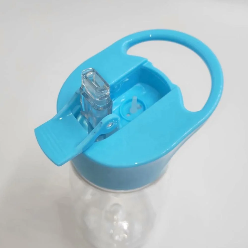 

Clear BPA Free Tritan kid water bottle with custom logo print