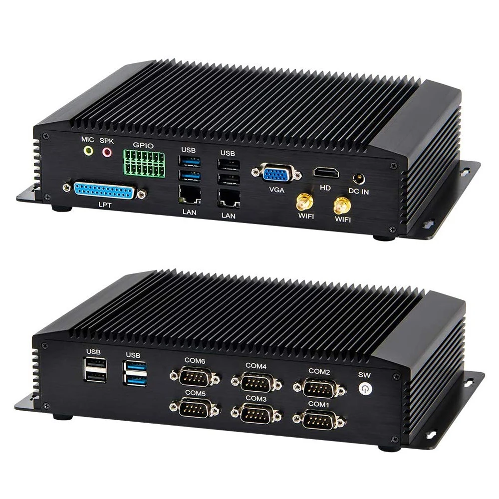 

Industrial mini pc core i5 4200U i7 4500U i5 4200U with 6COM RS232 RS422 RS485 HD-MI VGA GPIO LPT ports for medical industry