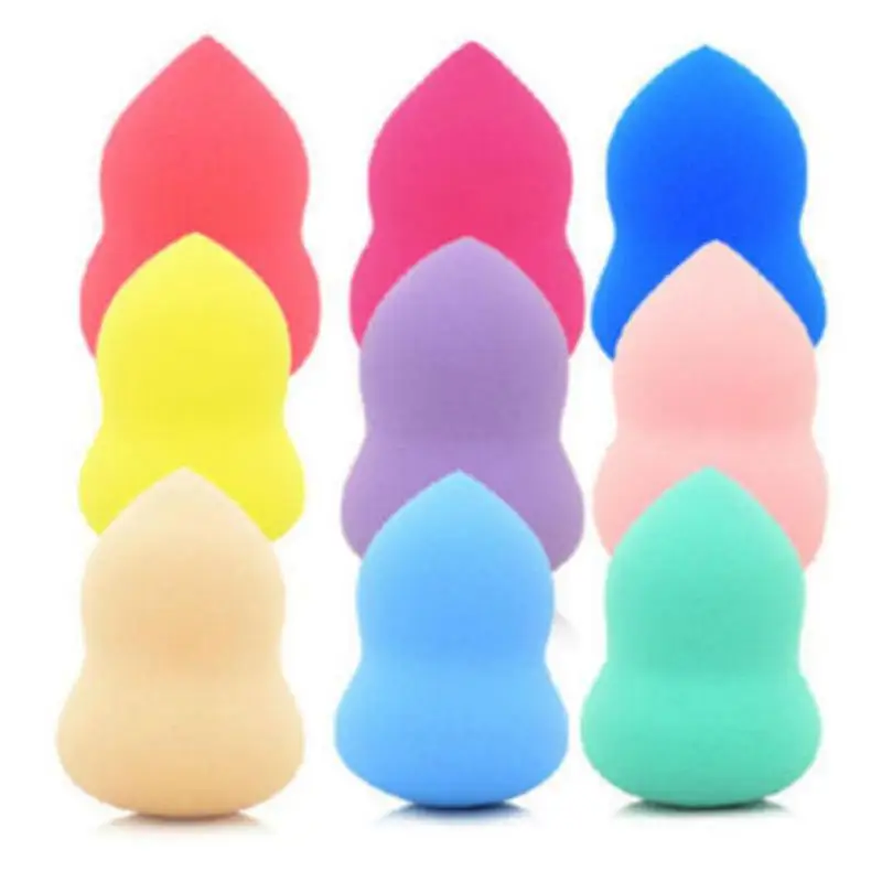 

1pcs Cosmetic Powder Puff Smooth Women's Makeup Foundation Sponge Beauty Make Up Tools Accessories Water-drop Gourd TSLM1, Random color
