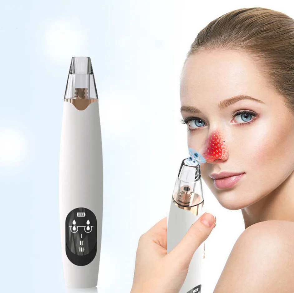 

X3 Series T Zone Electric Blackhead Remover Acne Remover Care Skin Pore Vacuum Suction Pore Cleaner Black Head Suction Extractor, White