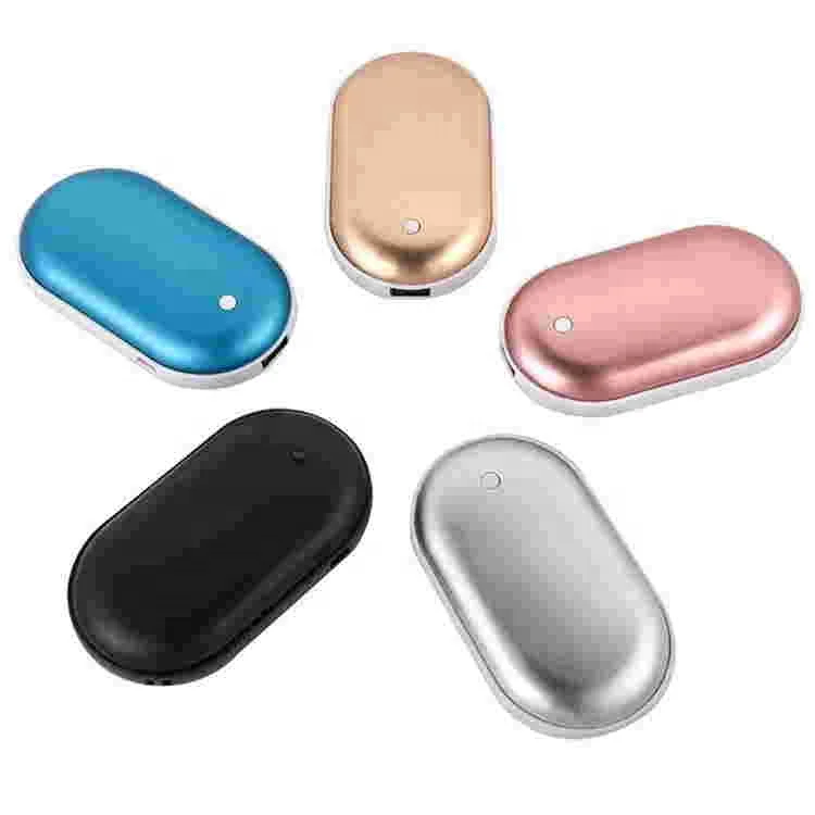 

High quality mobile power hand warmer double-sided heating electric hand warmer usb charging reusable gift