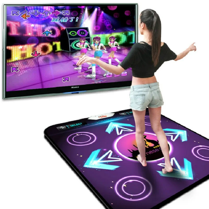 

Non Slip Dancing Step Dance Mat Pad Motion Sensing Wireless Accurate Foot Print Game Mats Fitness Game Pads USB PC Yoga Mat