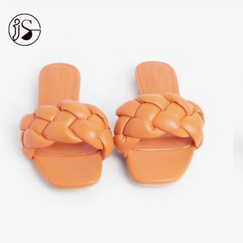 

2021 Flat women slippers Popular design slides women, Picture