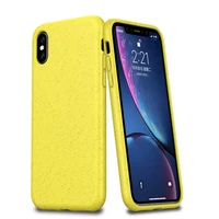 

Viseaon Original wholesale Biodegradable mobile cell phone wheat straw case for apple 11 XR iphone 6 7 8plus back covers