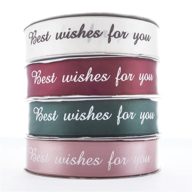 

Large Stock Factory Price Packing Gift Solid Color Single Face Satin Ribbon Wholesale 2.5cm Ribbon For Decoration, Customized color