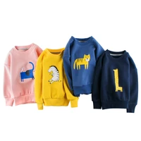 

Wholesale china casual thick warm kids sweatshirt with lovely animal for winter