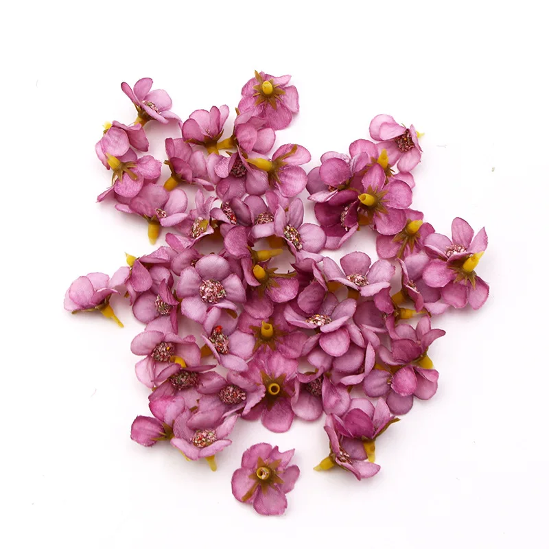 AYOYO Simulation 2CM Silk Flower Multi-color Chrysanthemum Head Home Decoration Simulation Wreath DIY Accessories