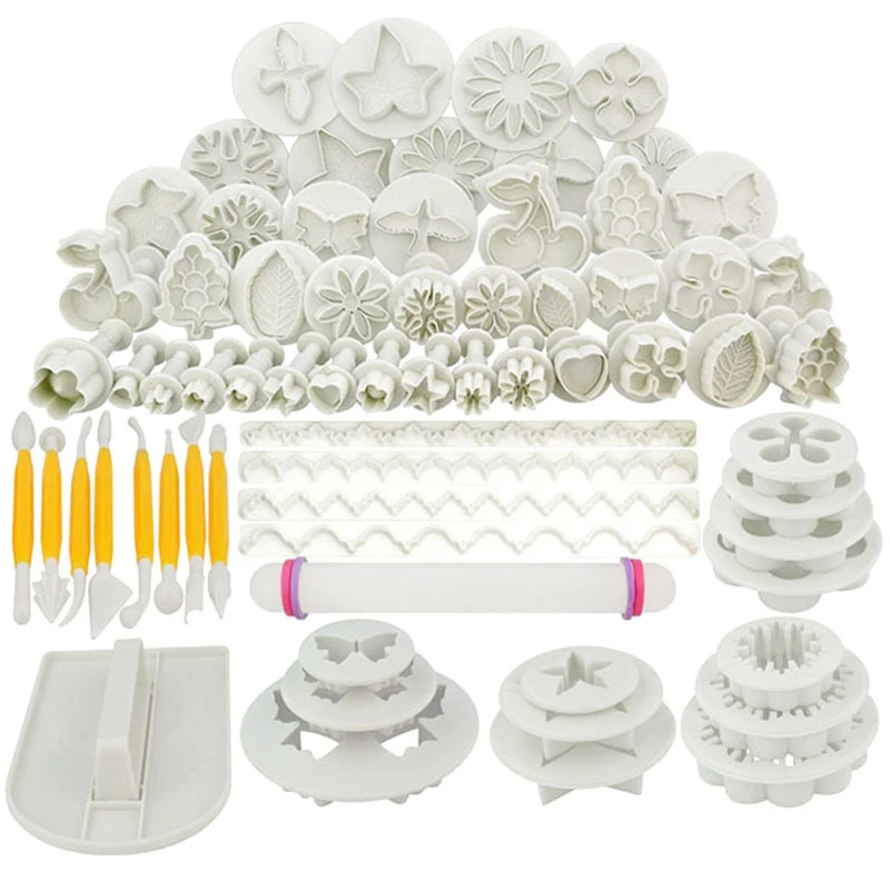 OEM Eco-Friendly Plastic Cookies Mold & Cake Decorating Tools for Fondant Dishwasher Safe with Custom Logo