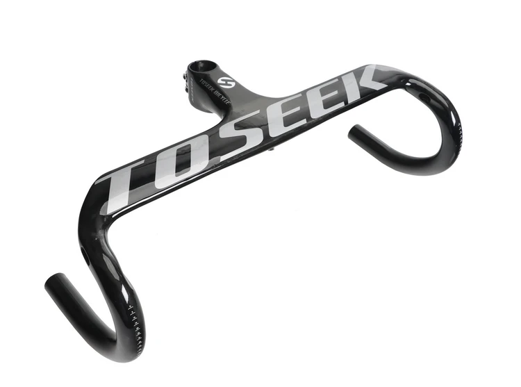 Toseek Gravel Bicycle Chromoly Integrated Handlebar Carbon Fiber Bike