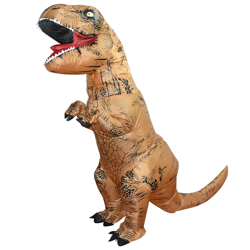 

HUAYU Hot Selling T-rex Inflatable Costume Dinosaur Costume, Brown