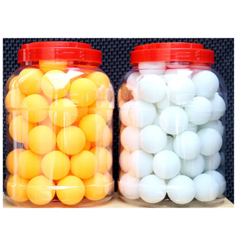 

60pcs/pot Table Tennis Balls White and Yellow Options Pingpong Balls Good Quality Tennis Ball