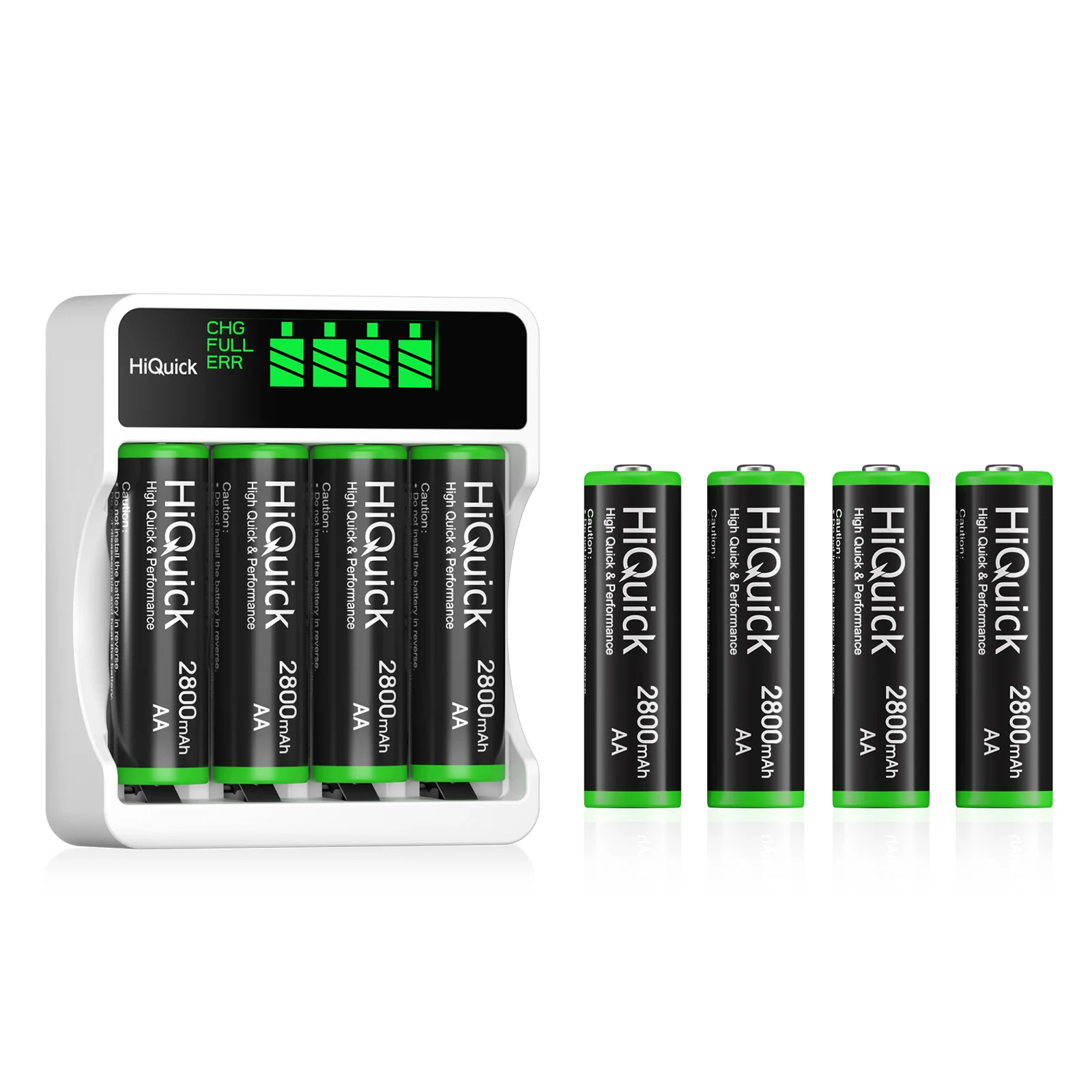 

Newest Universal Intelligent Double A AAA 1.2v Battery Charger With 2800mAh NIMH Batteries