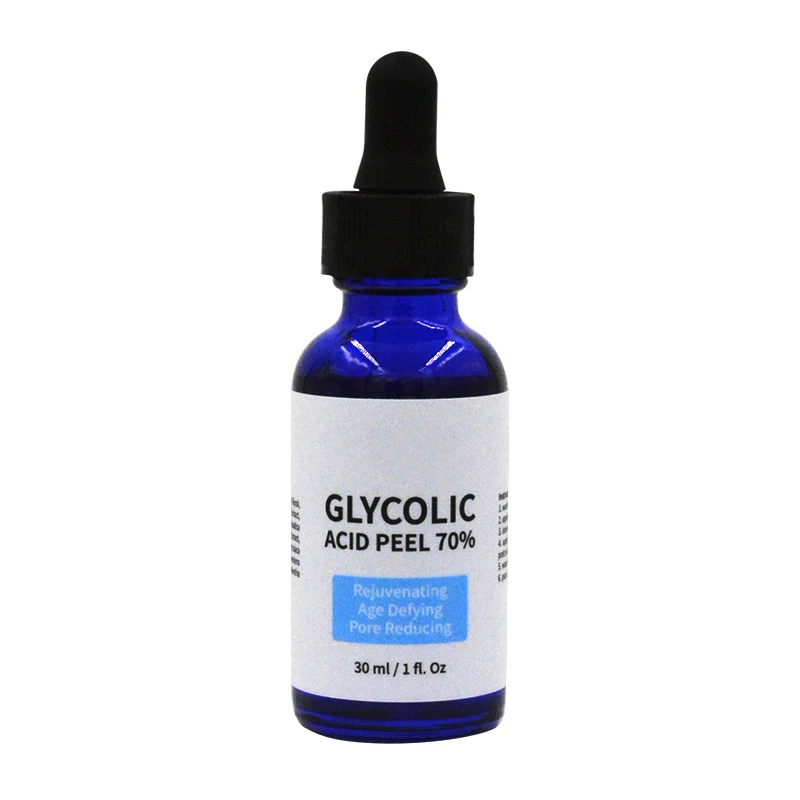 

AiXin 30ml Private Label OEM Natural Organic Facial Serum Rejuvenating Moisturizing Glycolic Acid Peel 70% Serum