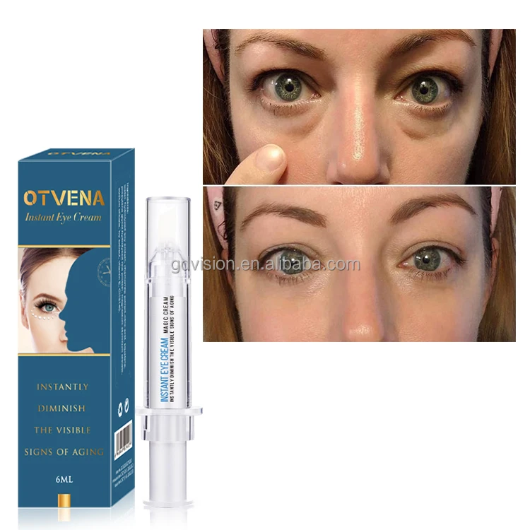 

OTVENA 20 years factory Best newest generation anti aging remove dark circles eye bags instant eye cream, Orange