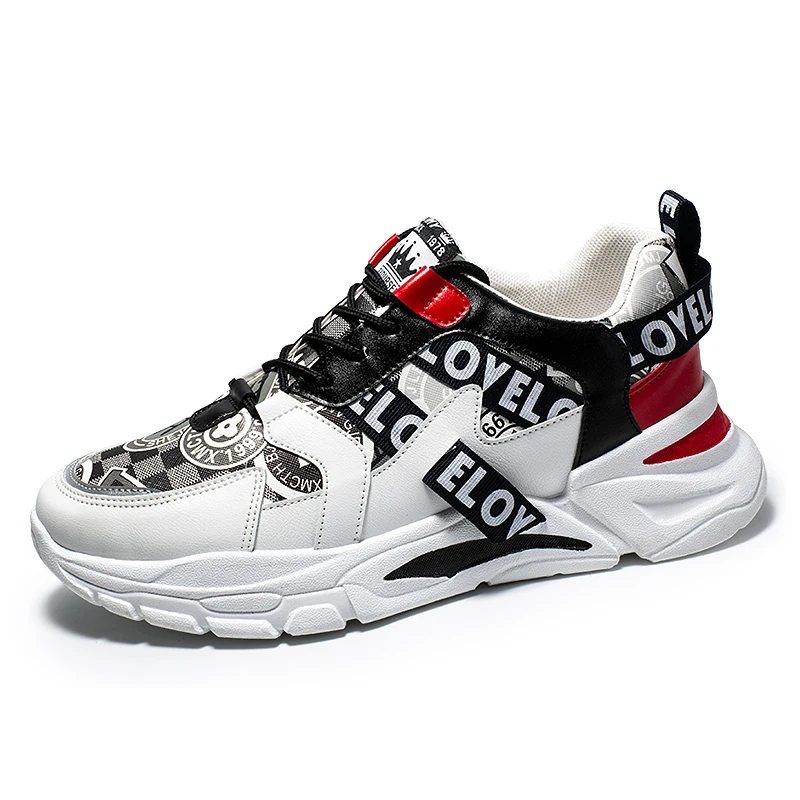 

2020 new fashion trend breathable sports style men's casual shoes