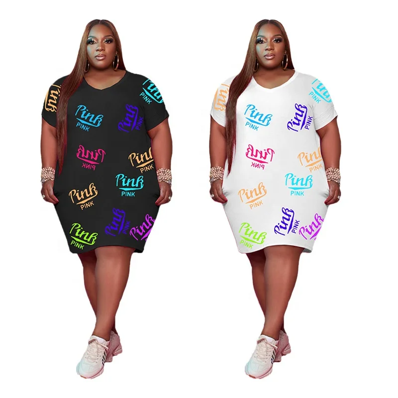 

MT123-058 Women's Clothes Trendy Ladies Print Dress Casual Fashion Sexy Party Woman Plus Size Dresses plus size women clothing
