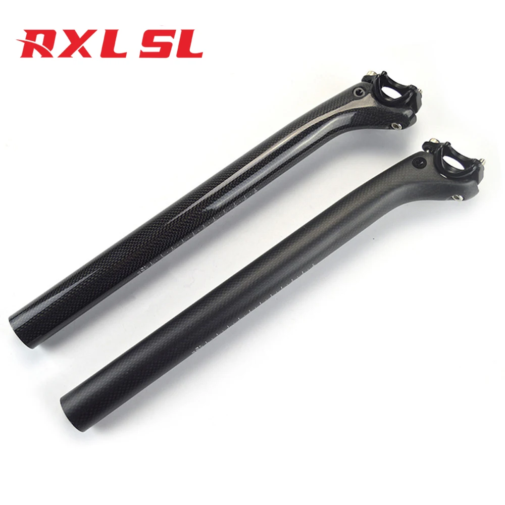 

OEM RXL SL Offset 25mm MTB 3K Gloss 25.4/30.8/31.6 Bicycle seat post seatpost carbon seatpost 27.2 Black