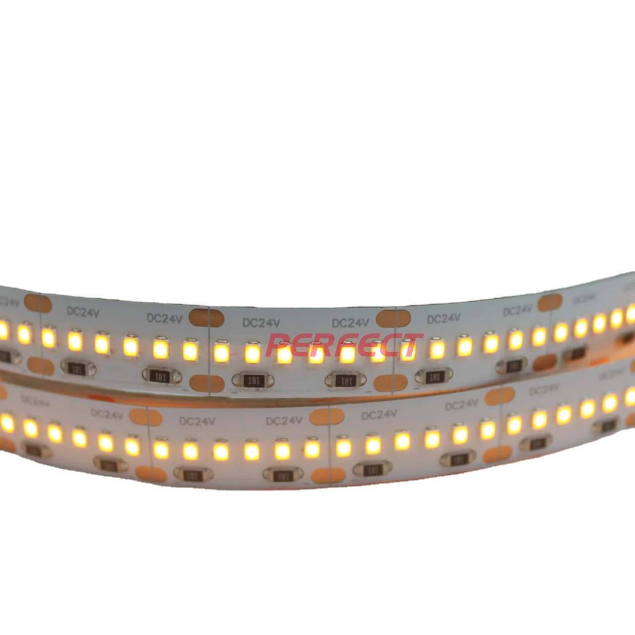 high brightness smd 2014 warm white flexible smd led strip 24v white dimmable led rope light