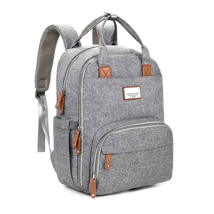 

Ready to ship Diaper bag Travel Backpack Maternity Baby Changing Bags Large Capacity Waterproof And Stylish Backpack, Grey