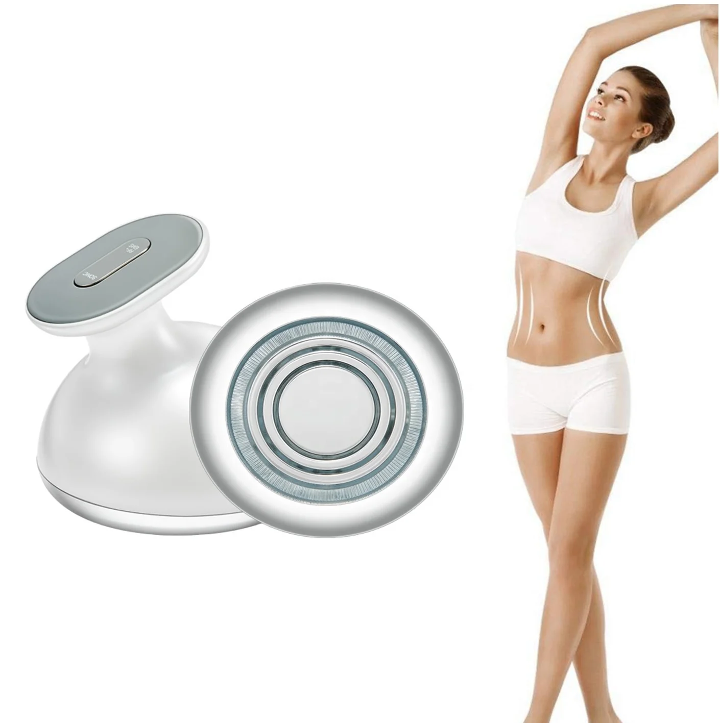 

3 in 1 Light Therapy Weight Loss Machine Face Lifting Fat Burning Body Slimming Device, White