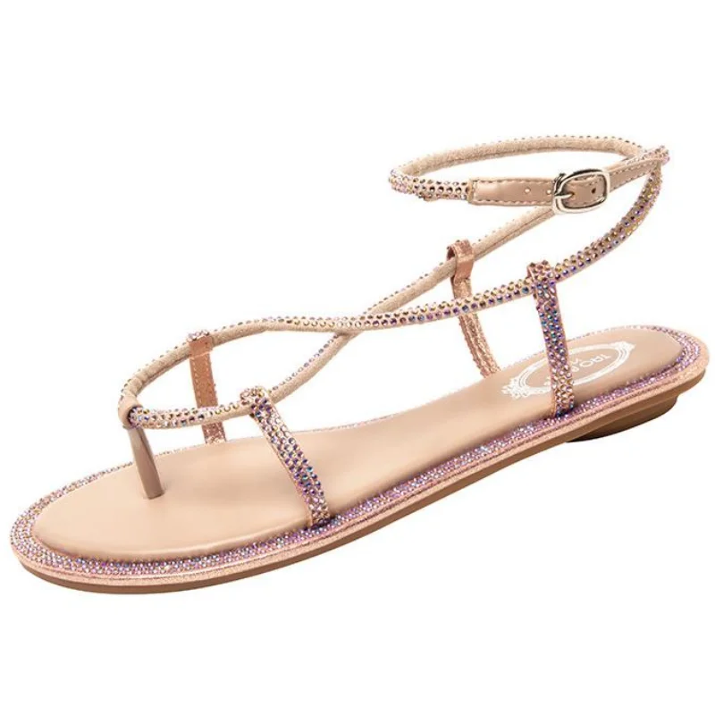 

Dropshipping Custom Logo Summer Roma Slippers Sexy Flat Light Fashion Ladies Sandals Luxury Slipper