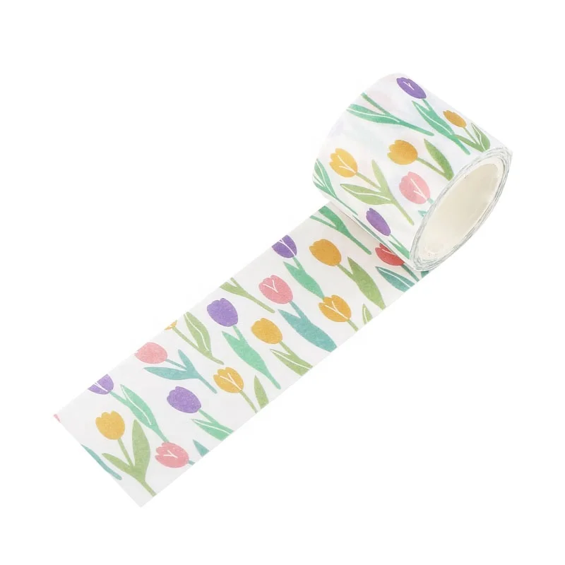 

Matte PET Masking Washi Tape Variety Flowers Series Handcrafts Washi Tape