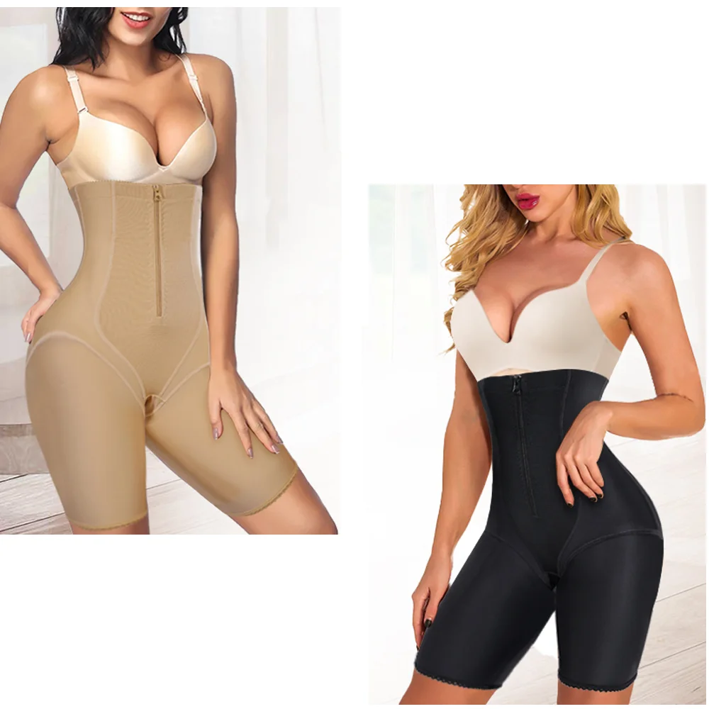 

Women Butt Lifting Colombian Body Fajas Wholesale Tummy Control Slimming Waist Trainer Shaper And Butt Lifter Shapewear Shorts, Skin black or custom