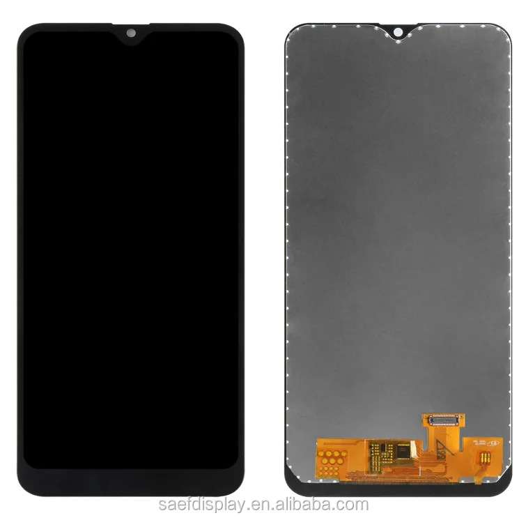 

Compatible with Samsung Galaxy A20 A205 AMOLED Screen LCD Replacement display Touch Digitizer Assembly Part, Black white gold