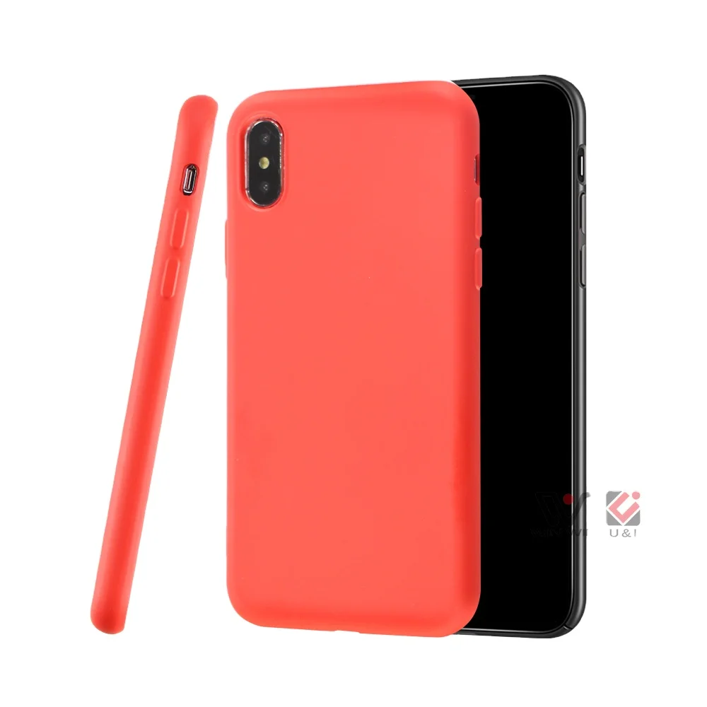 

Thin Anti Shock Proof liquid Silicone Mobile Phone Case For iPhone 6/7/8 Pro