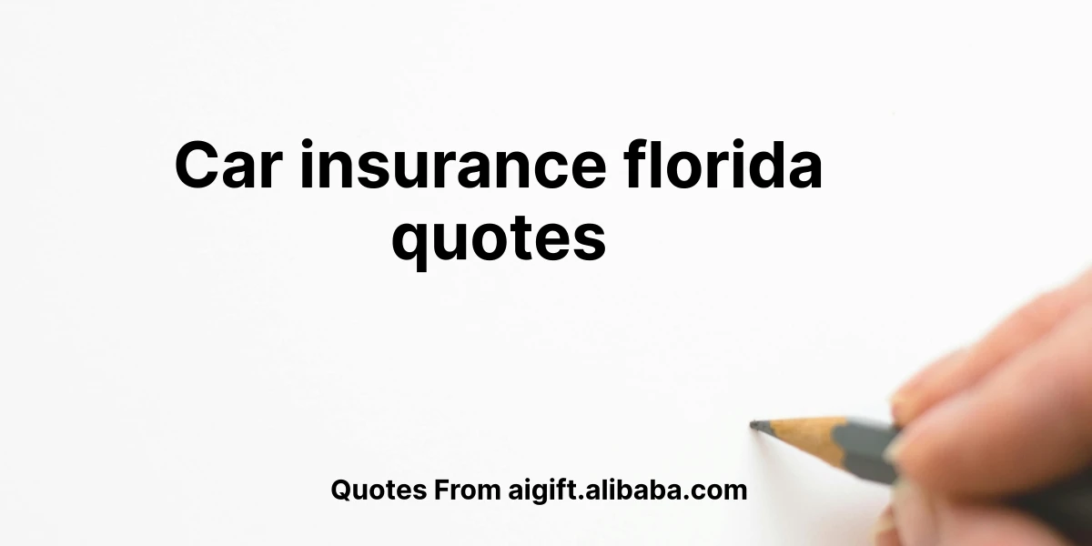 car insurance florida quotes