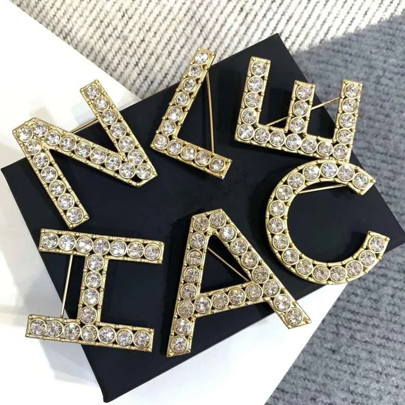 

2021 Wholesale Price Newest Brooches Rhinestone Designer Brooch Popular Brands