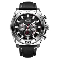 

Relojes MEGIR 2094 Top Brand Luxury Men Wrist Watch Vintage Leather Chrono Sport Watches