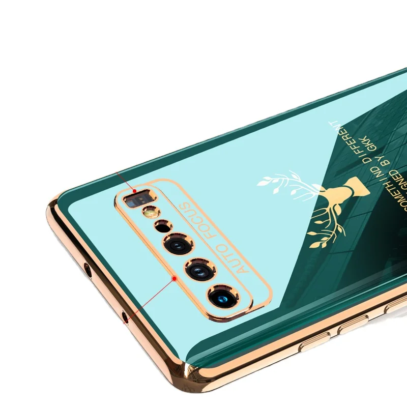 

Wholesale Price Anti Shock Electroplating Phone Case For Samsung Phone S10