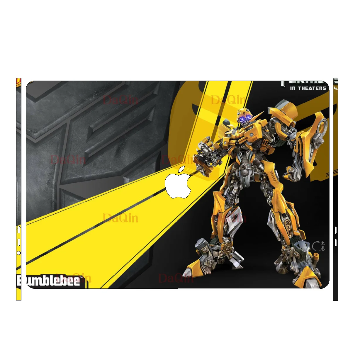 

laptop full skin sticker design with daqin laptop sticker design system
