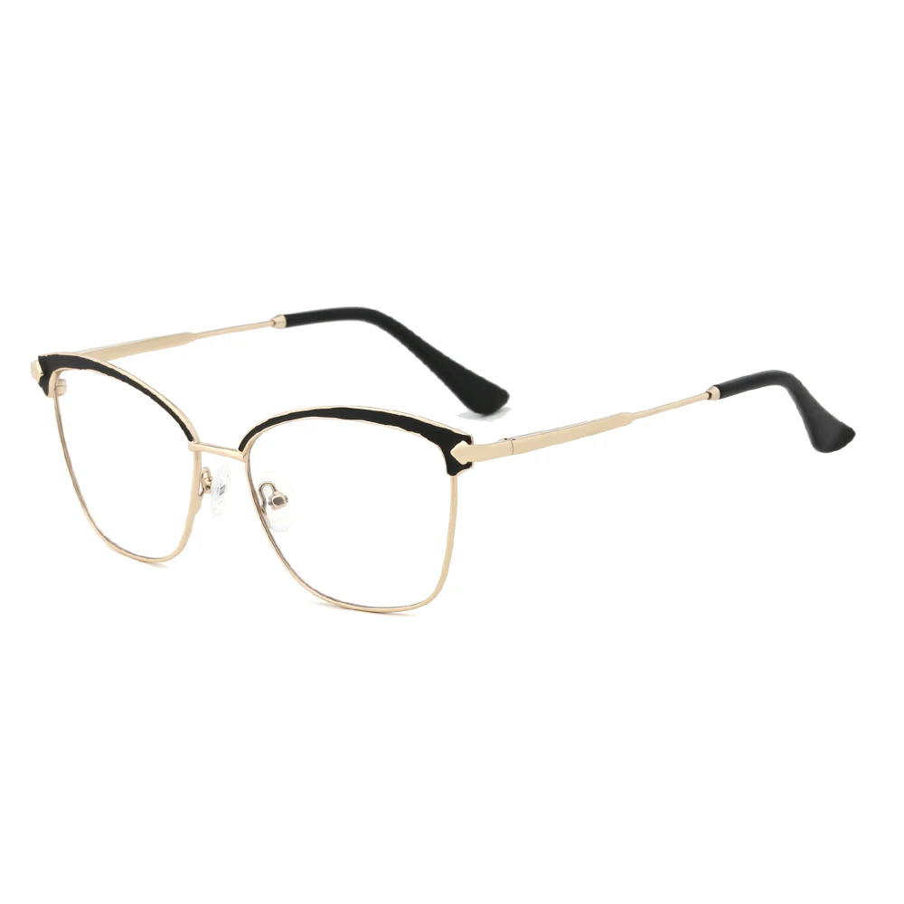 

Cat Eye Blue Light Blocking Glasses Women Vintage Metal Eyeglasses Fashion Glasses for Anti Eyestrain & UV Glare