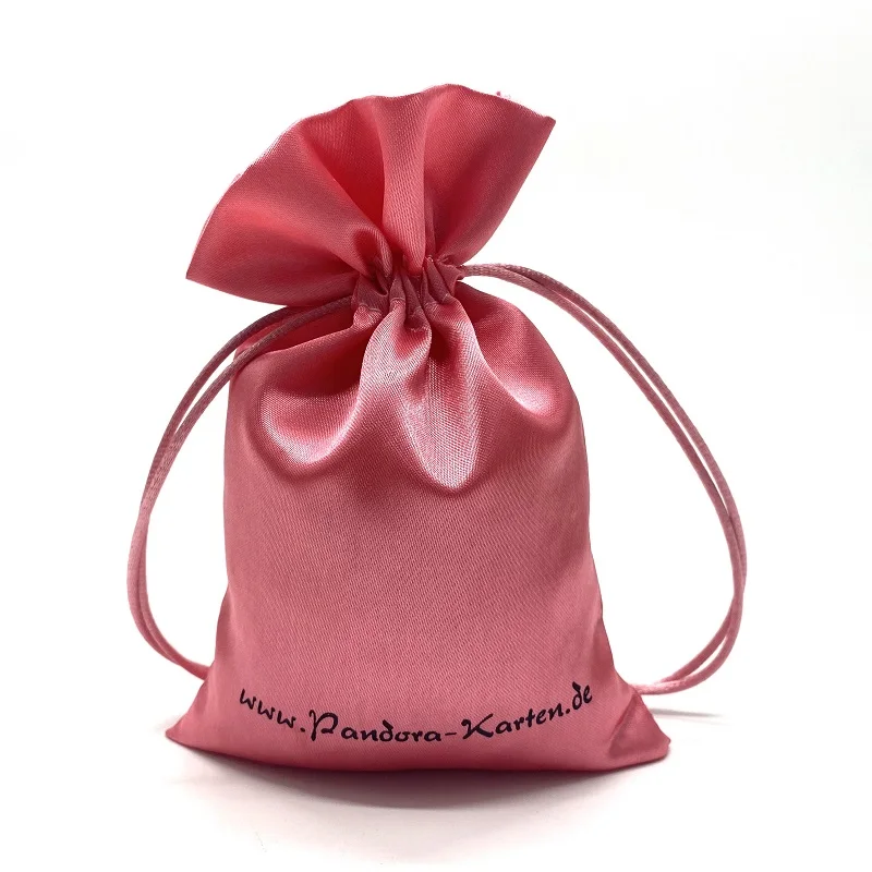 

Small Gift Drawstring Jewelry Bags With Logo Custom Packaging Bag Eco Friendly Satin Jewelry Pouch, Gray, white, black , blue, red, yellow, green , purle etc.