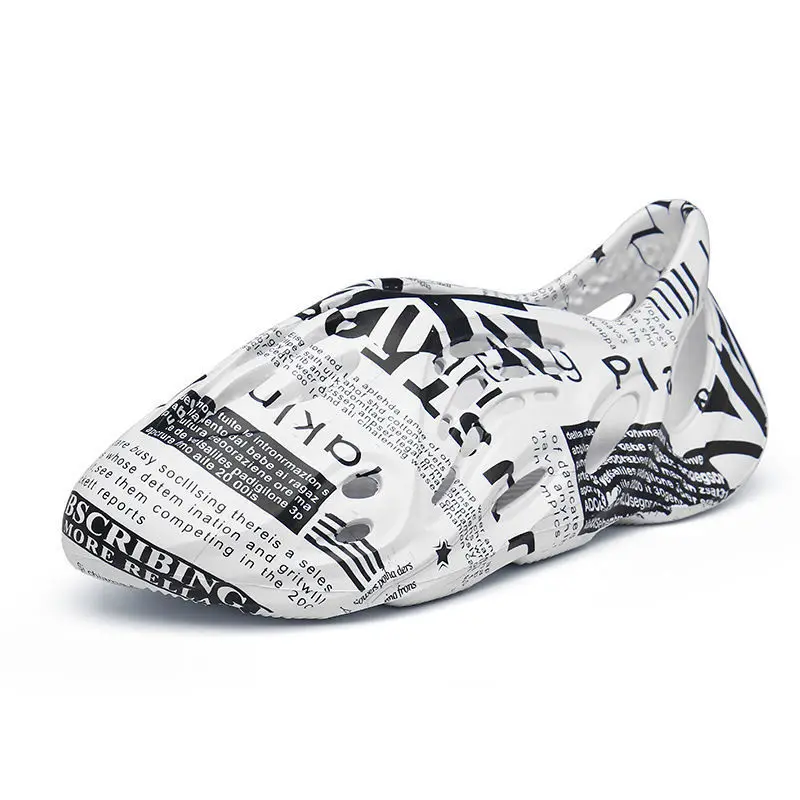 

Coconut hole shoes tide men's sandals 2021 new summer Roman beach shoes female couple sports slippers