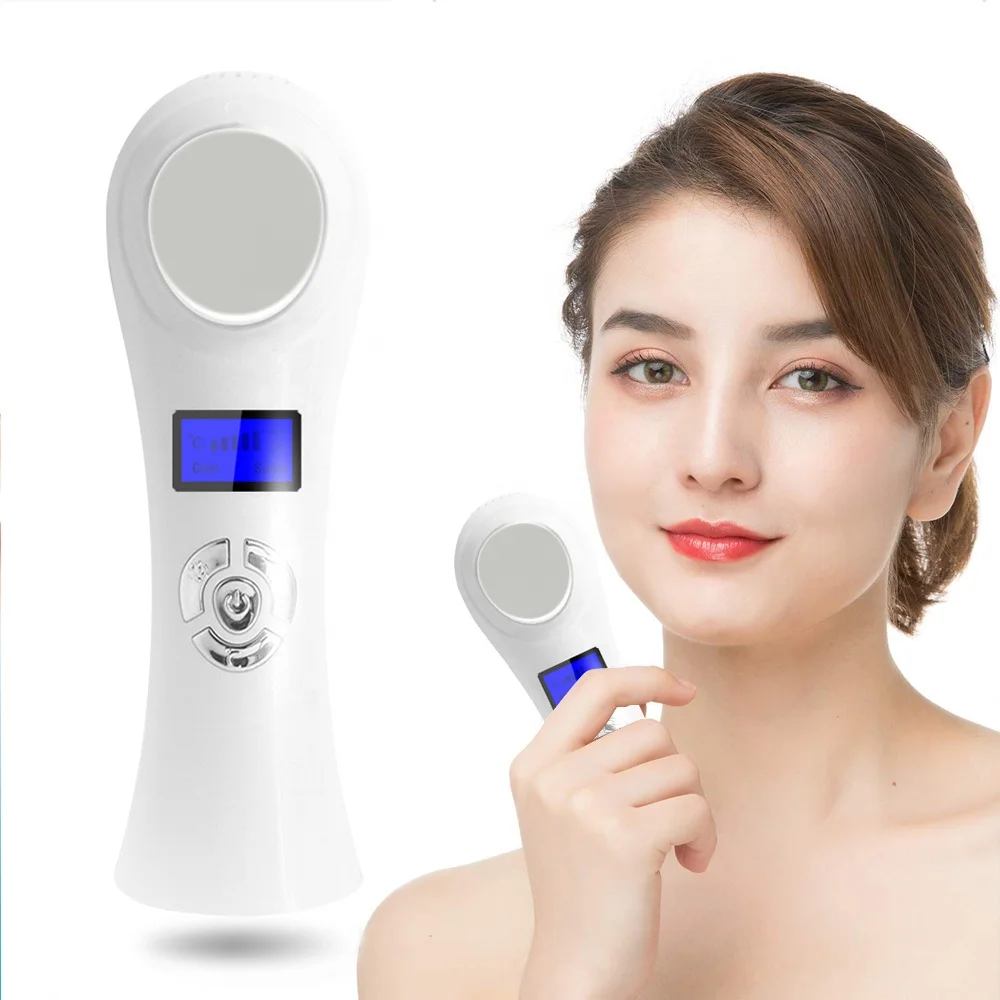 

Mini beauty instrument usb hot and cold beauty instrument facial beauty instrument for shrink pores, White