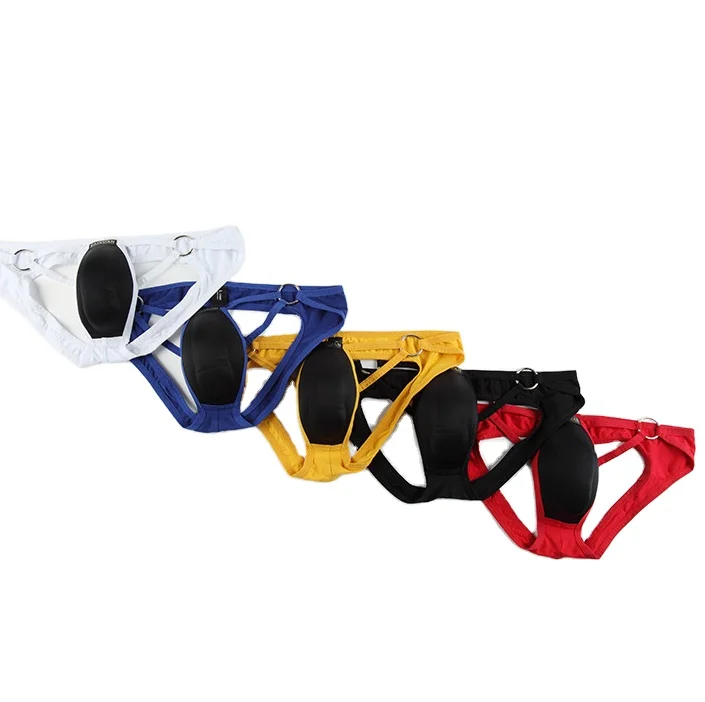 

Three-dimensional Men's Pocket Cup Underwear European And American Men's Thongs