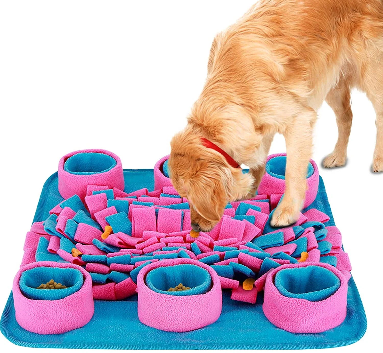 

Pet snuffle Mat Dog slow feeder Sniffing training mat anti slip interactive toy durable washable Factory Wholesale, As pic