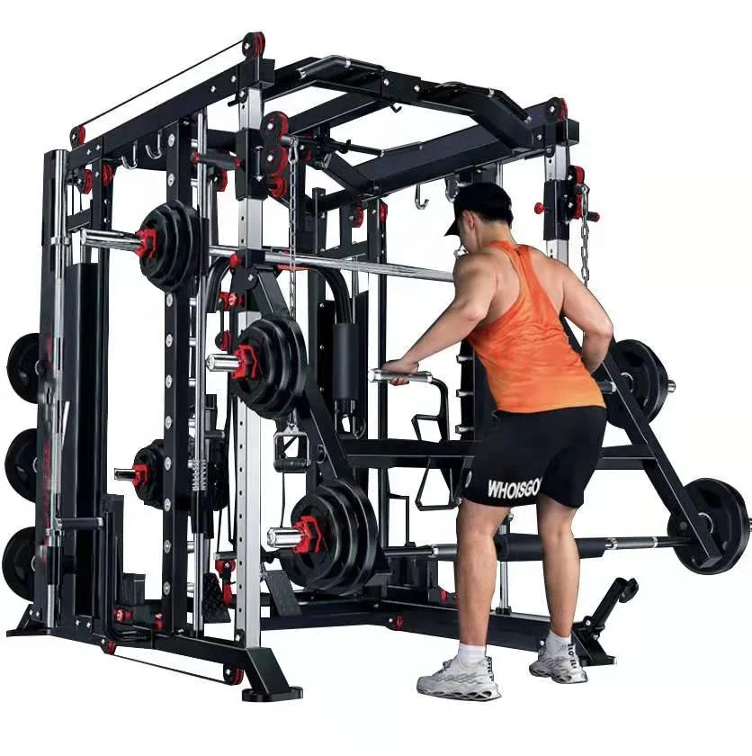 

2022 Latest Multi-functional Commercial Home Gym - Smith Machine exercise squats training machine